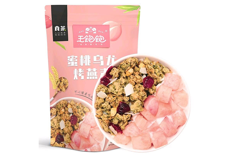 王饱饱蜜桃乌龙烤燕麦 220G